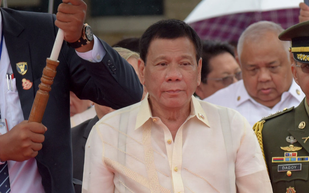 Self-confessed murdering Rodrigo Duterte