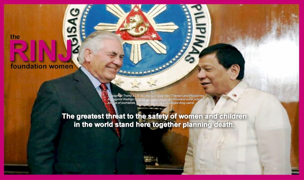 The greatest threat to tghe safety of women and children around the world.