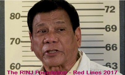 RINJ Red Lines 2017 - Rodrigo Duterte