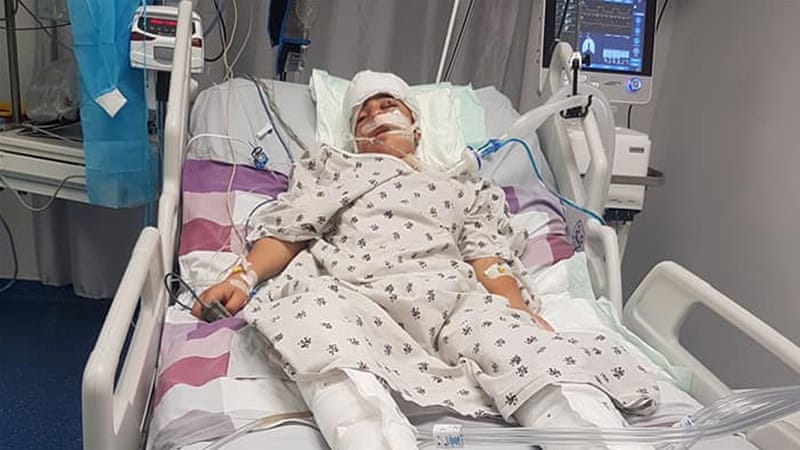 Upsetting Ahed Tamimi, a IOF soldier shot 14 year old Mohammed Tamimi in the face