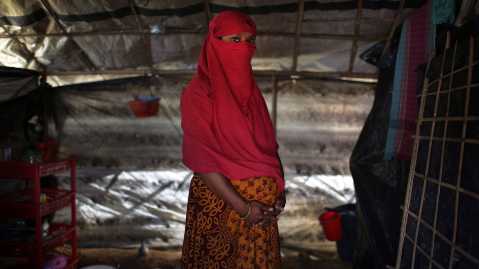 Rohingya Woman, survivor of Rape
