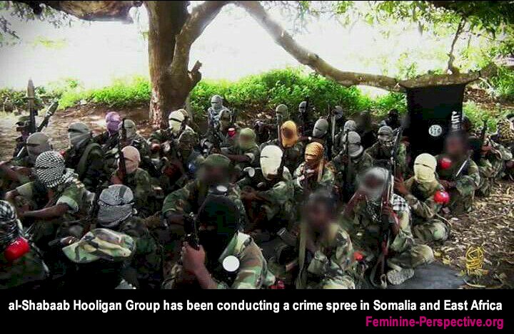 Feminine Perspective - Hooligan Crime Group known as al shabaab has launched a crime spree to disorder the reforming Somalia