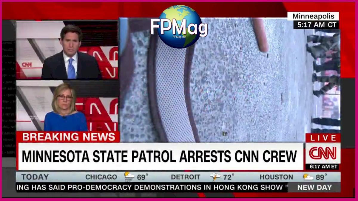 Police arrest non-white CNN reporter allowing White Reporter to continue reports.